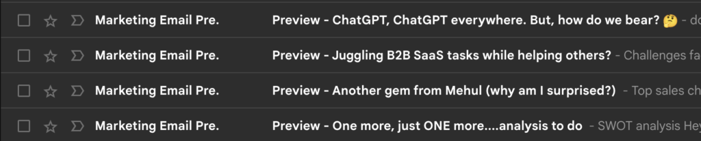 Ideal length of email subject lines