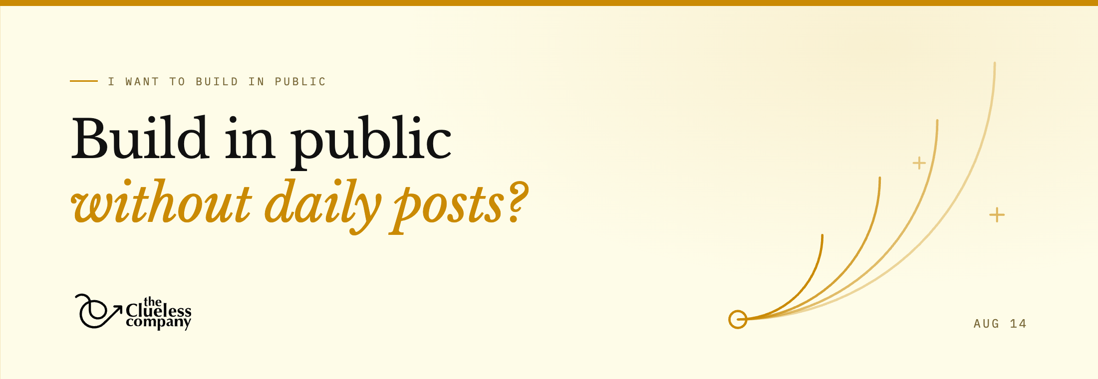 How to build in public without daily posting