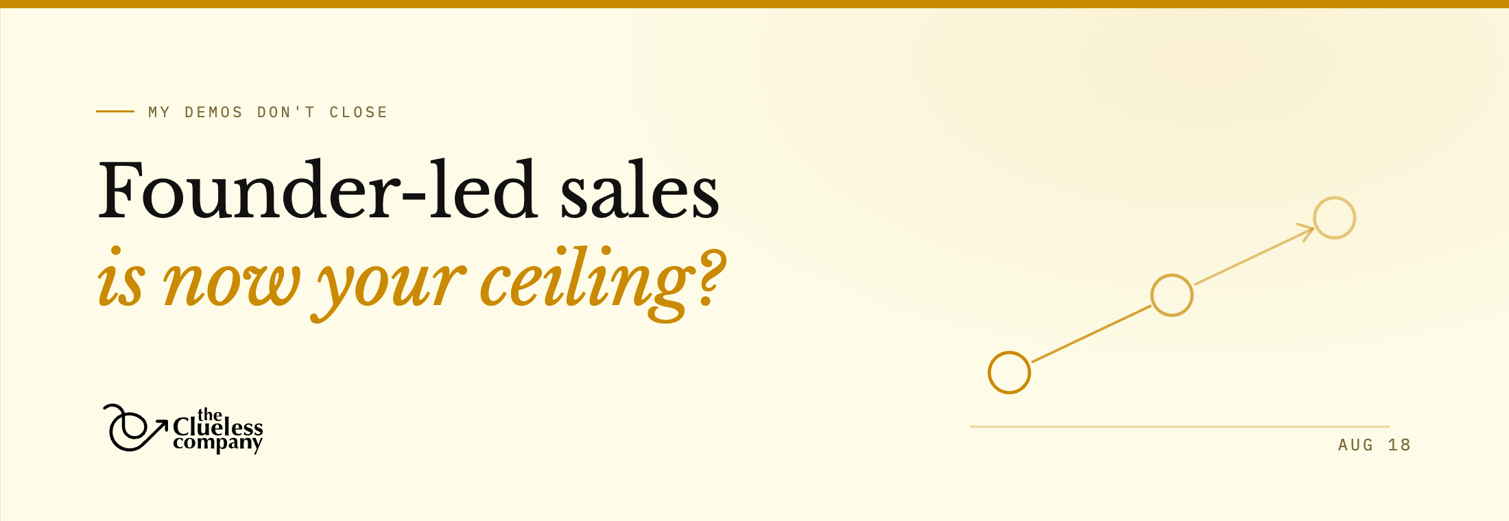 Founder-led sales in B2B SaaS